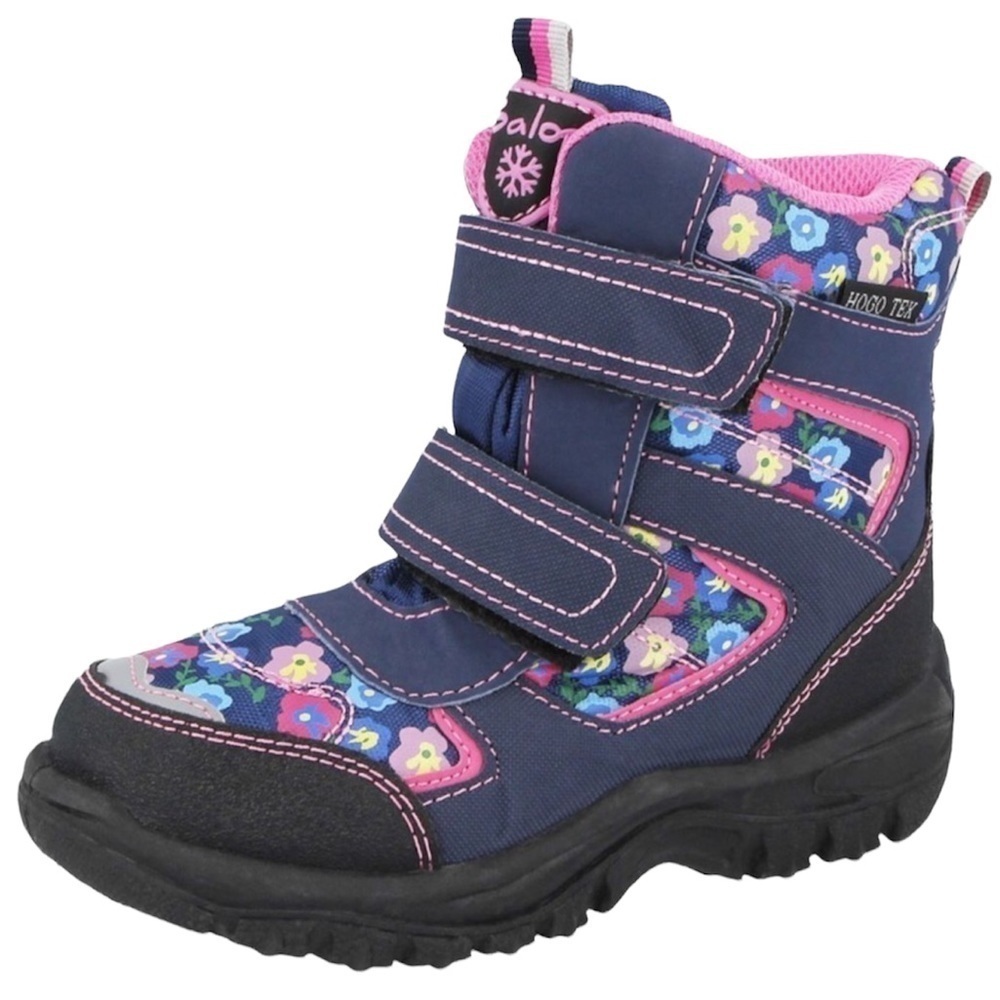 Baby girl Snow / winter boots by Galop with floral print Size 7
